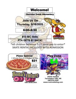 Rollerskating night Flyer